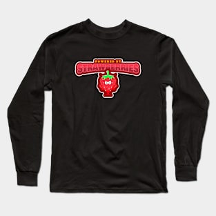 Powered By Strawberries Long Sleeve T-Shirt